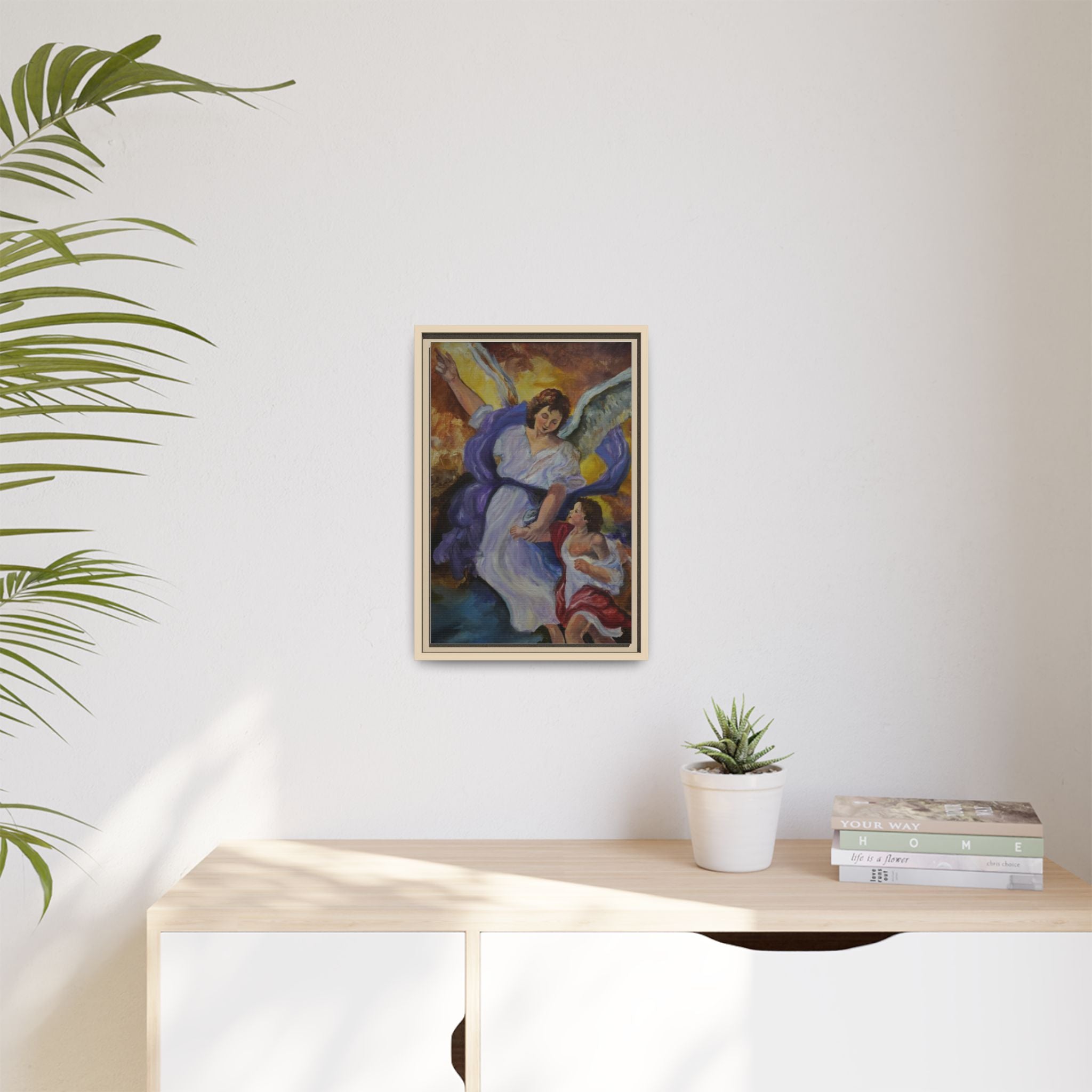 Matte Canvas, Framed (Multi-color)